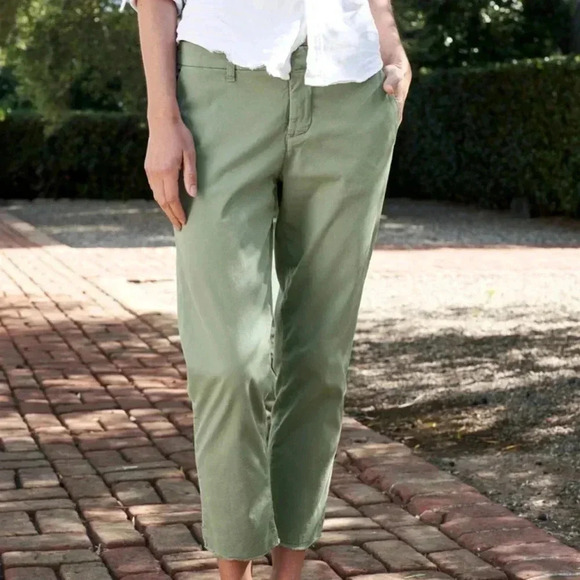 Frank & Eileen Wicklow Italian Chino Pant Sage Size 6 - Picture 1 of 12